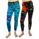 tie dye three quarter leggings XXL